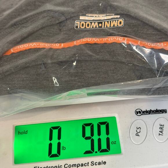 Omni-Wool Baselayer Shirt Size L Wool Blend Crew Neck Double Layer Gorpcore - Picture 14 of 15